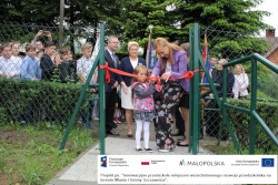 Uroczyste otwarcie placu zabaw przy Szkole Podstawowej nr 2 w Szczawnicy