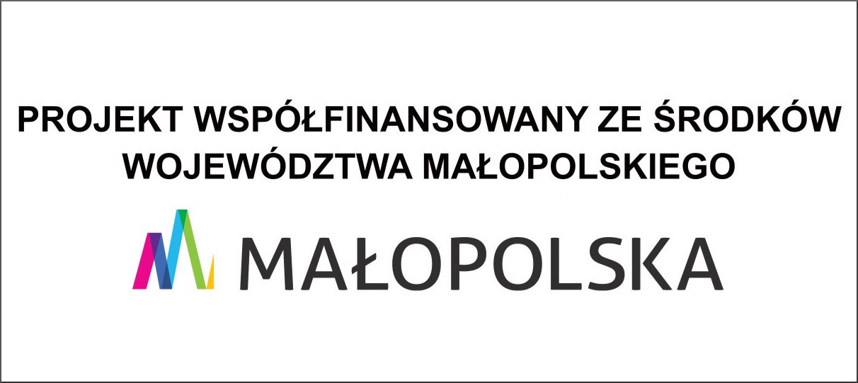 Dofinansowano ze środków województwa małopolskiego
