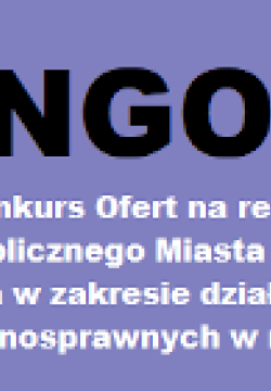 Otwarty konkurs ofert w zakresie działań na rzecz osób niepełnosprawnych w roku 2019