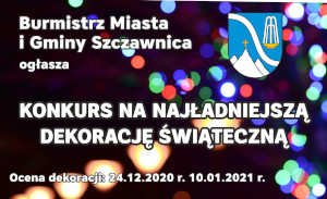 Konkurs na najładniejszą dekorację świąteczną na terenie Miasta i Gminy Szczawnica 2020/2021