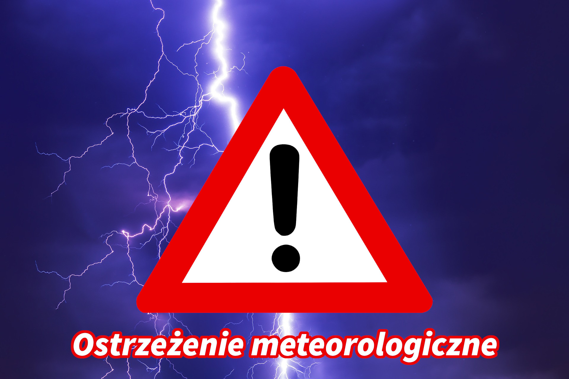 Ostrzeżenie meteo nr 208 - intensywne opady deszczu