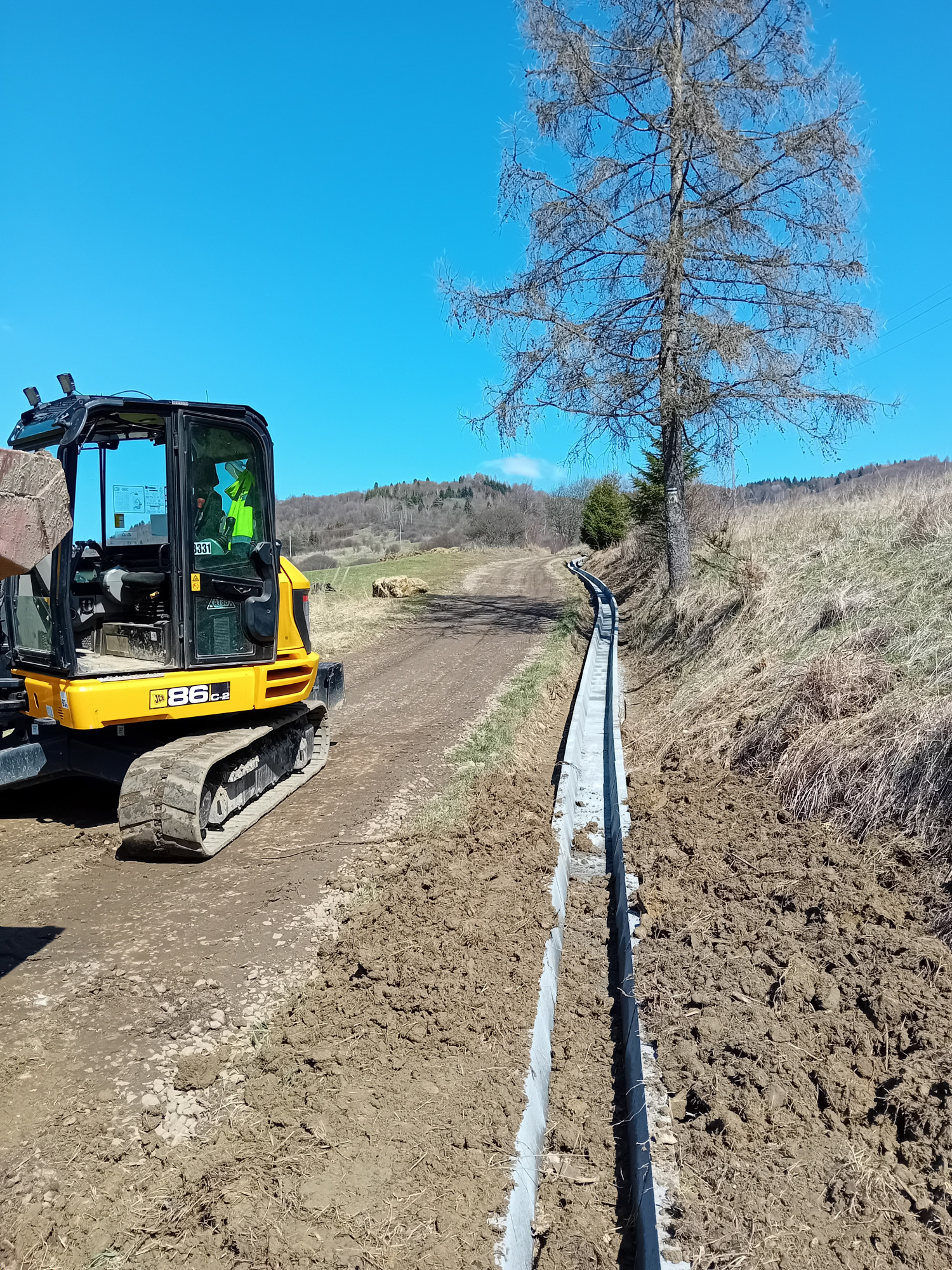 Remont drogi gminnej nr 364861K w Szczawnicy – ruszyły prace na odcinku od km 0+500,00 do 1+000,00