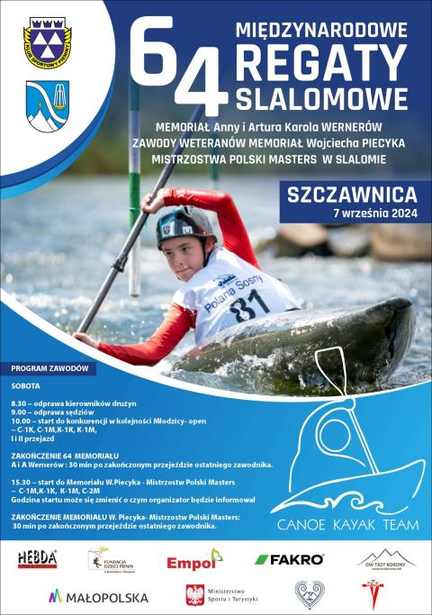 64 Międzynarodowe Regaty Slalomowe, Memoriał Anny i Artura Wernerów