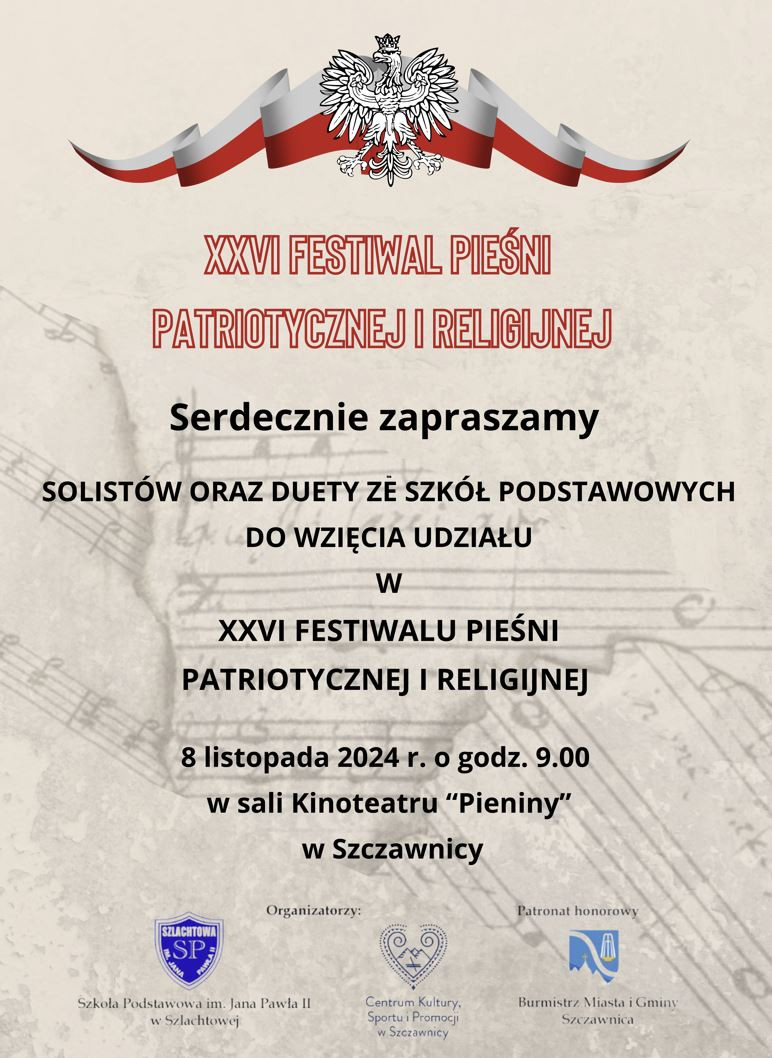 XXXVI Festiwal Pieśni Patriotycznej i Religijnej